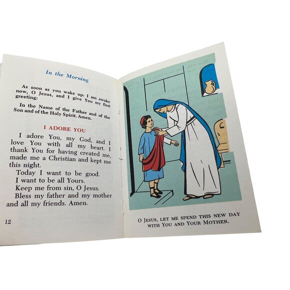 I Pray With Jesus Prayer Book Daughters Of St. Paul Plastic Cover 1983 5.25x3.5" - Picture 7 of 10